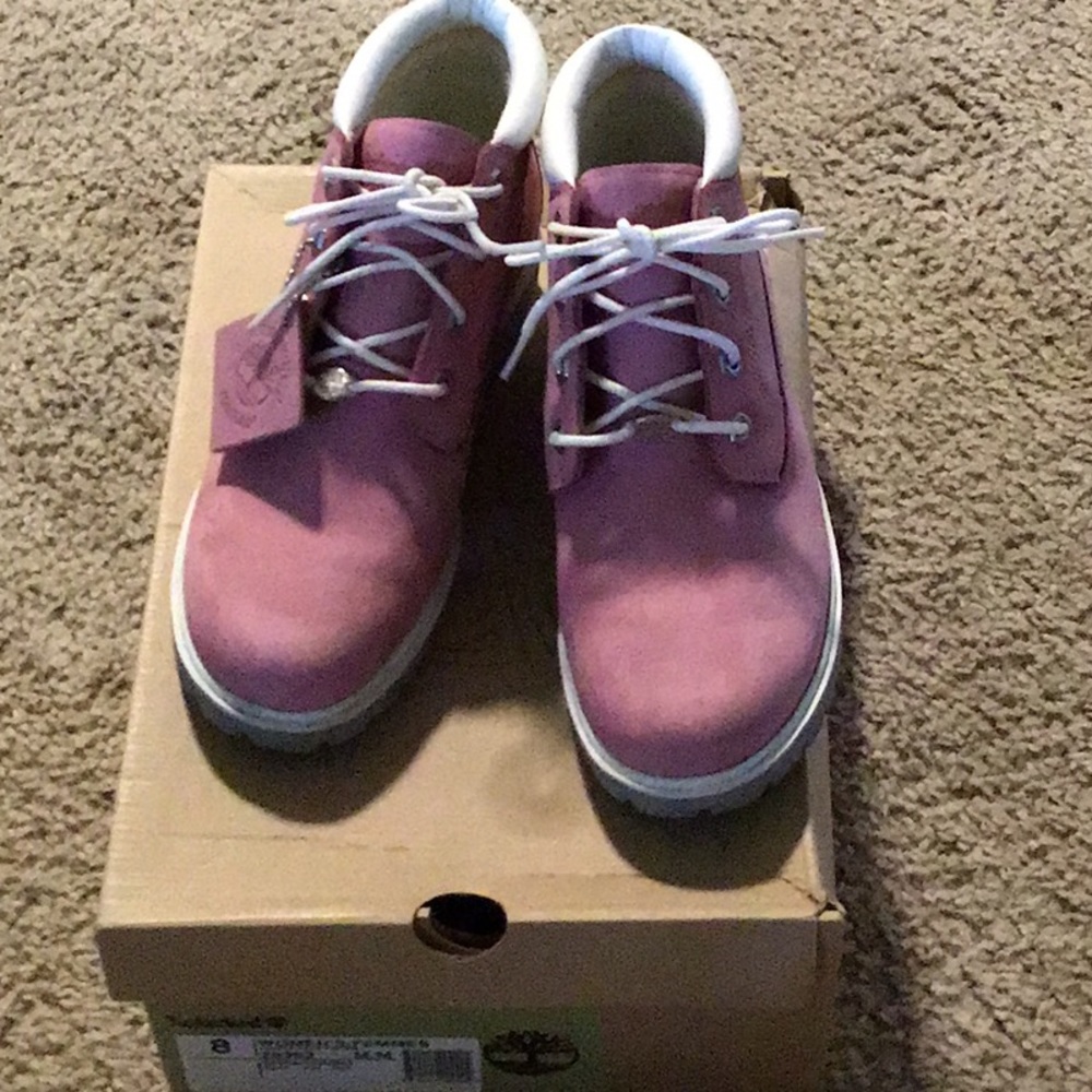 PINK WOMEN TIMBERLANDS